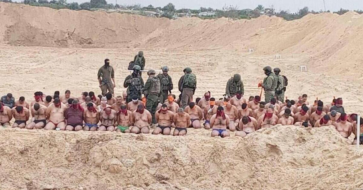 Dozens of Hamas Terrorists Surrender to Israeli Soldiers